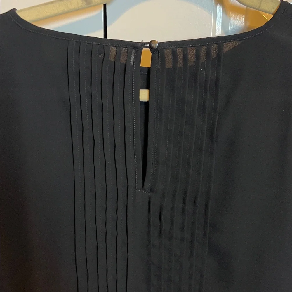 Black Ruffled Blouse - Picture 6 of 9